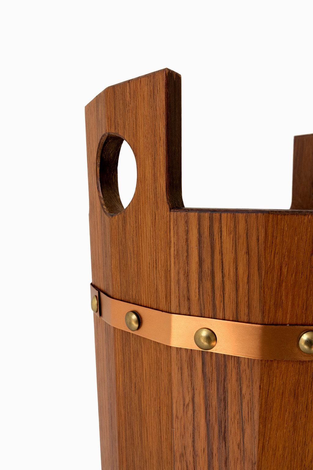 Mid Century Modern Teak Umbrella Holder From Jh Fabrikerna, Sweden, 1950s photo Home Decor