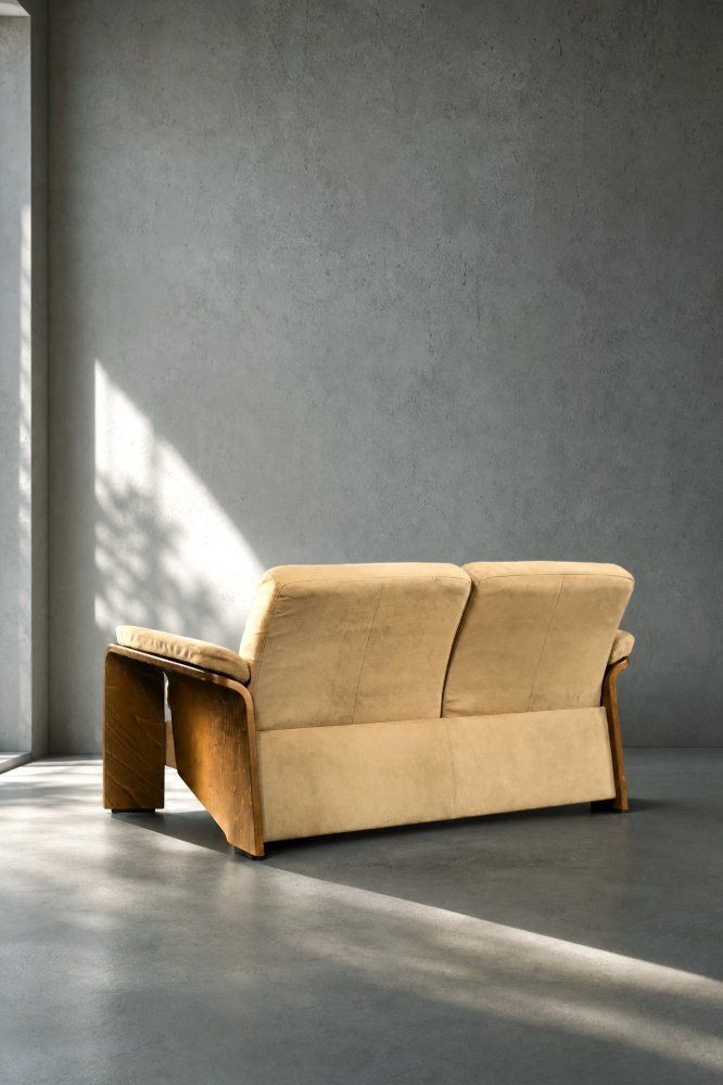 photo for sale Mid Century Norwegian Modern Pegasus 2 Seater Sofa With Low Back From Ekornes, 2000s