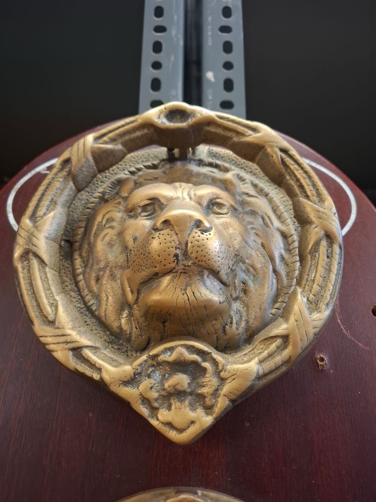 Large Lion Door Knocker photo furniture