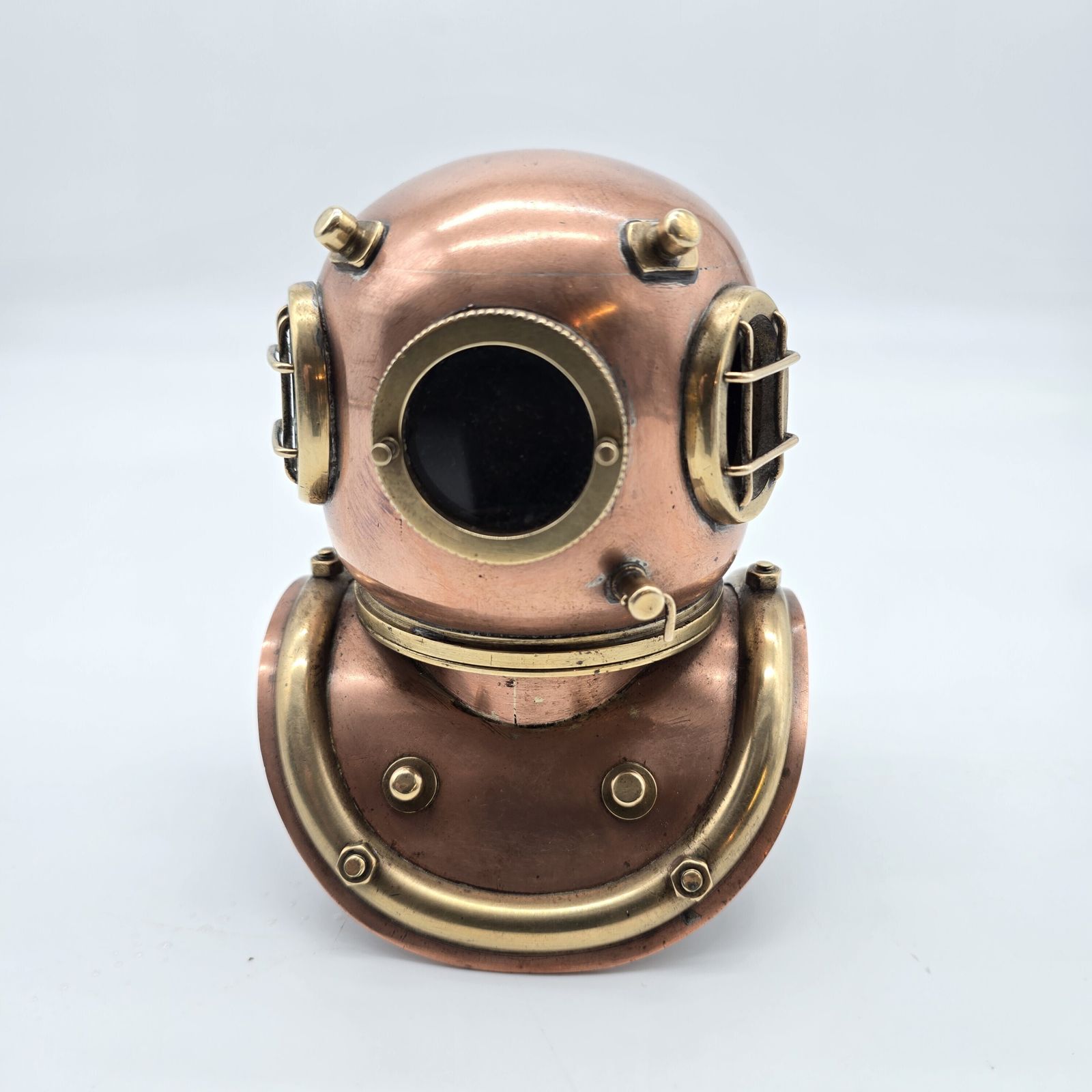 Miniature Copper Divers Helmet In A 19th Century Style. Circa 1930 photo furniture