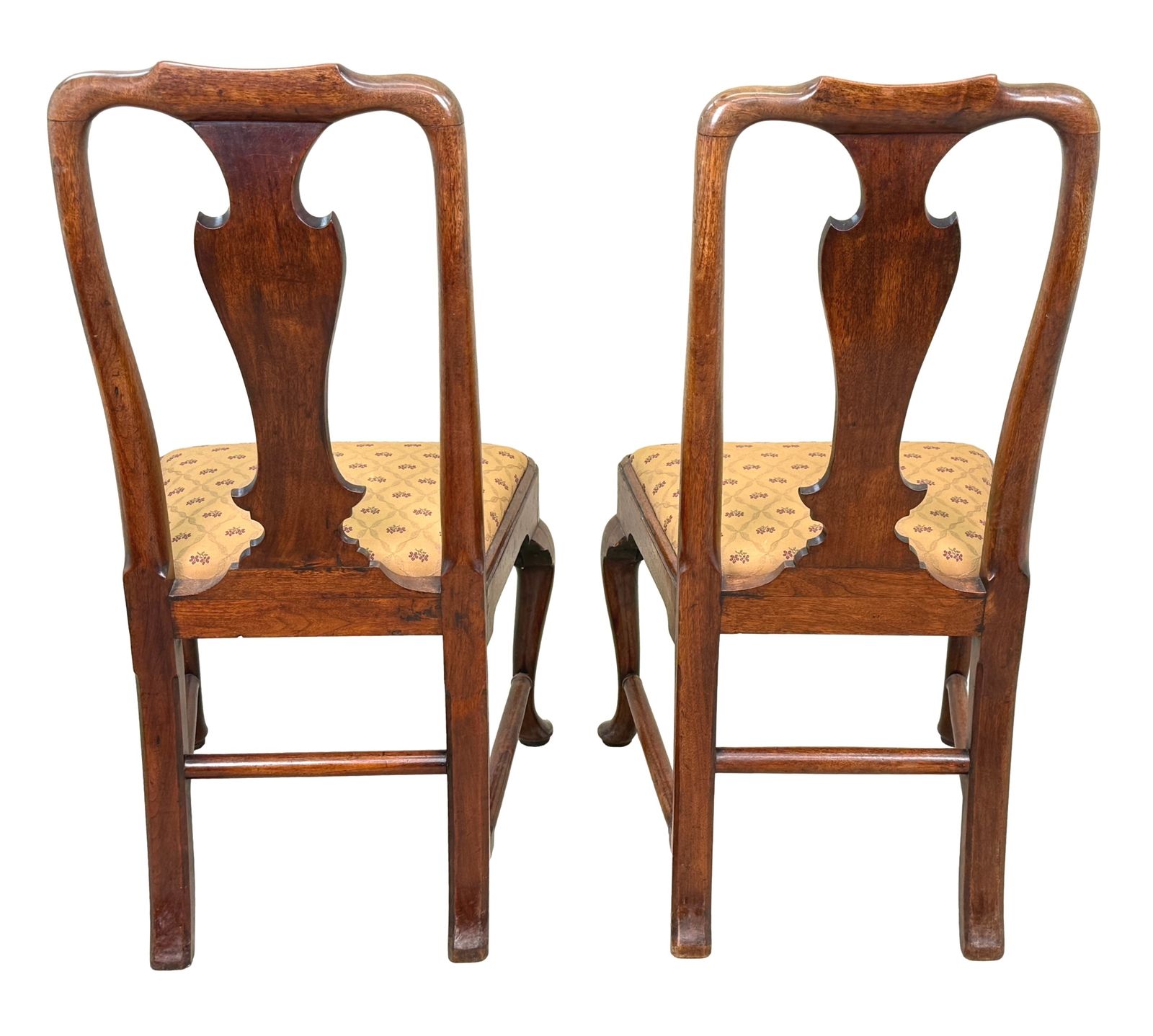 Set Of 4 18th Century George I Walnut Dining Chairs (England, Circa 1720) photo vintage