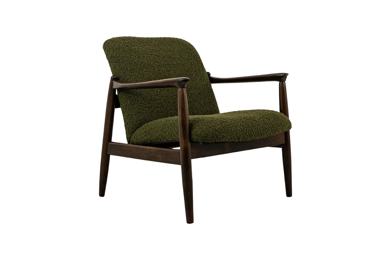 Mid Century Modern Armchair By Edmund Homa, Gfm, Poland, 1960's
