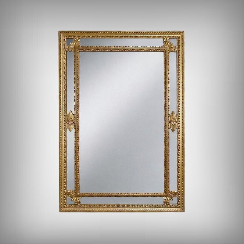 Large Mirror With Parcloses, Louis XVI Style – Mid 20th Century