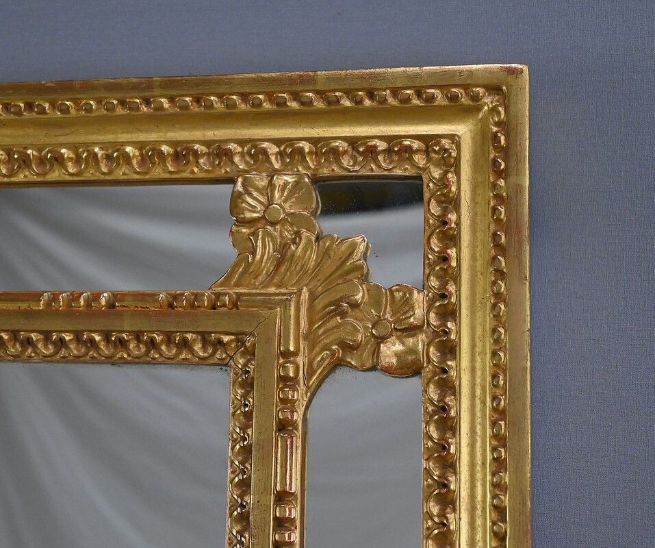 Large Mirror With Parcloses, Louis XVI Style – Mid 20th Century photo buy
