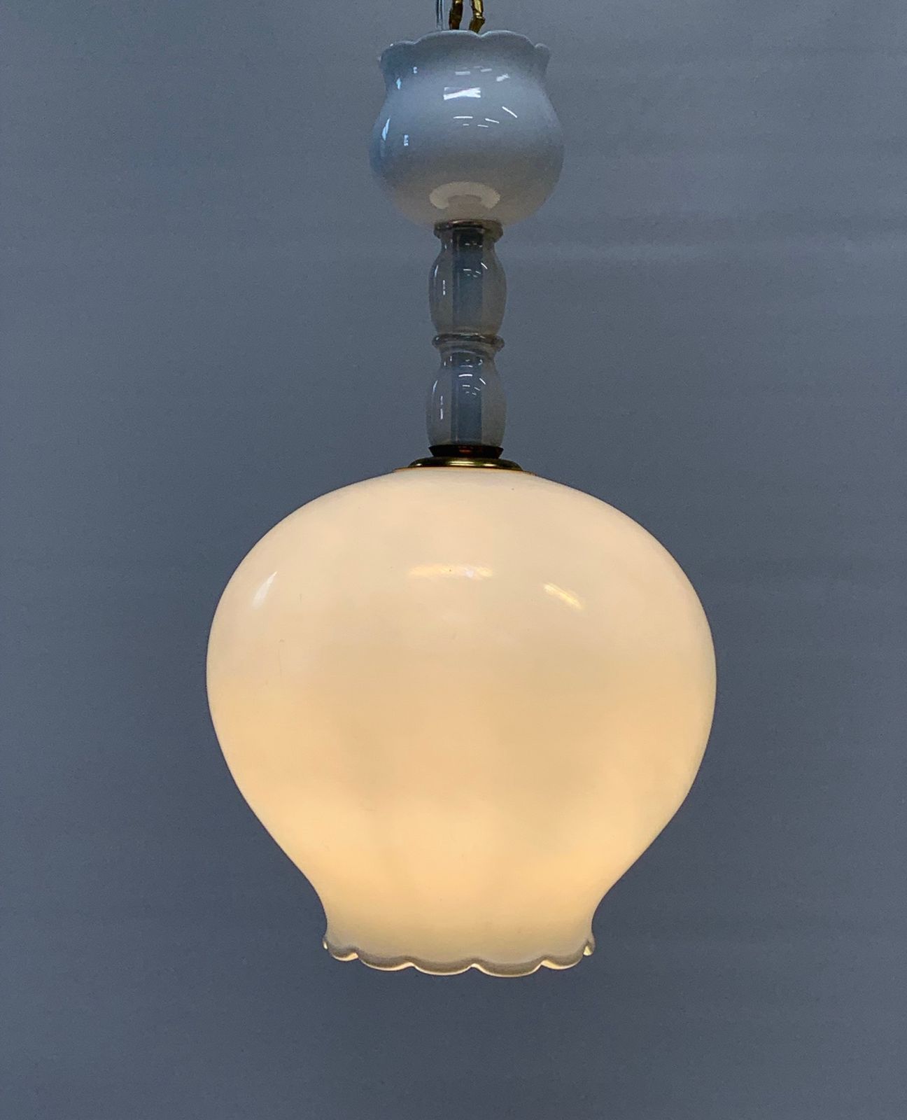 Seguso Va Murano Glass Chandelier At The Bristol Hotel In Merano, Gio Ponti photo Lighting