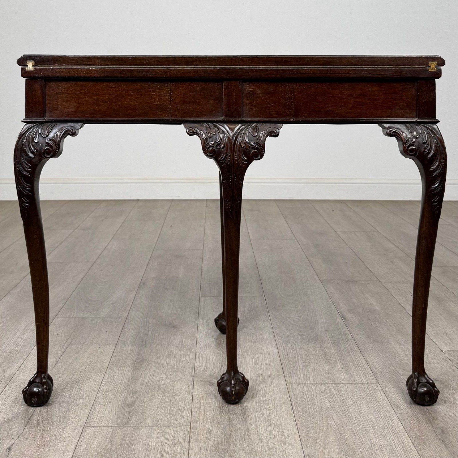 Antique 20th Century Edwardian Card Table In Mahogany ( Af 5777 ) photo vinterior
