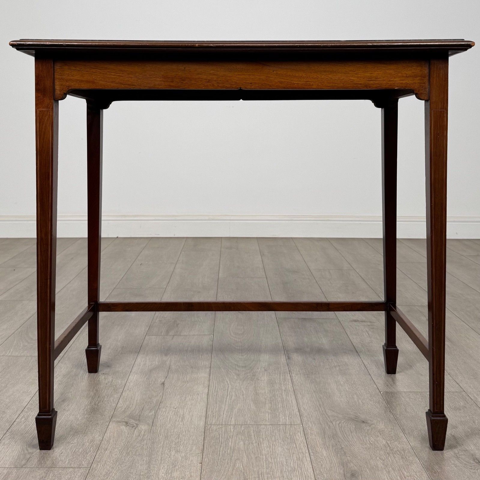 Antique 20th Century Edwardian Writing Table In Mahogany ( Af 5737 )