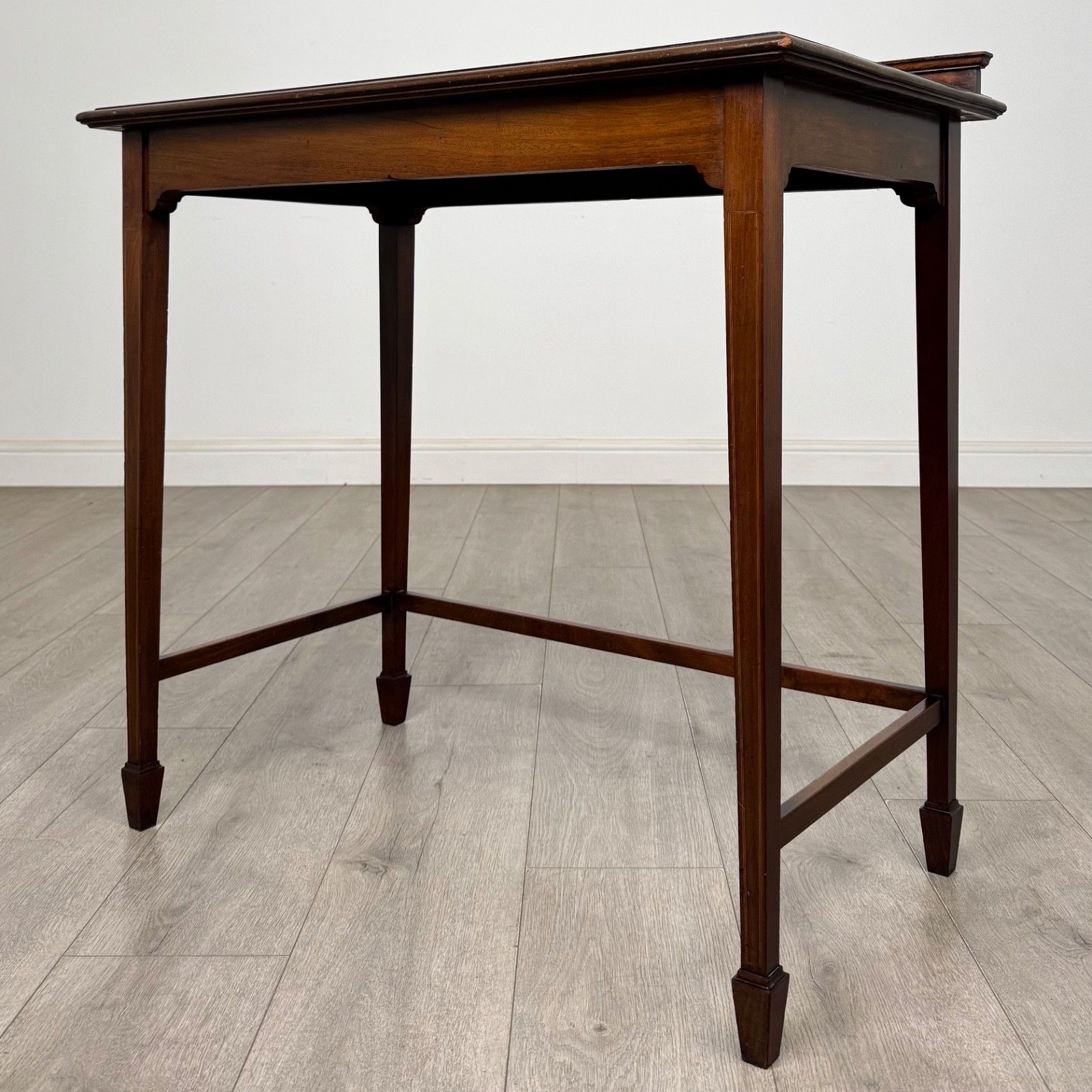 Antique 20th Century Edwardian Writing Table In Mahogany ( Af 5737 ) photo furniture