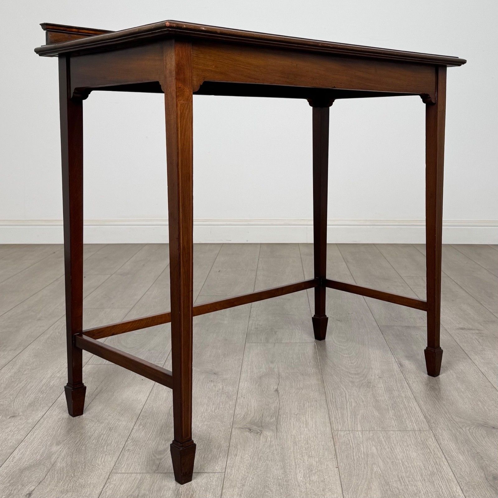 Antique 20th Century Edwardian Writing Table In Mahogany ( Af 5737 ) photo vintage