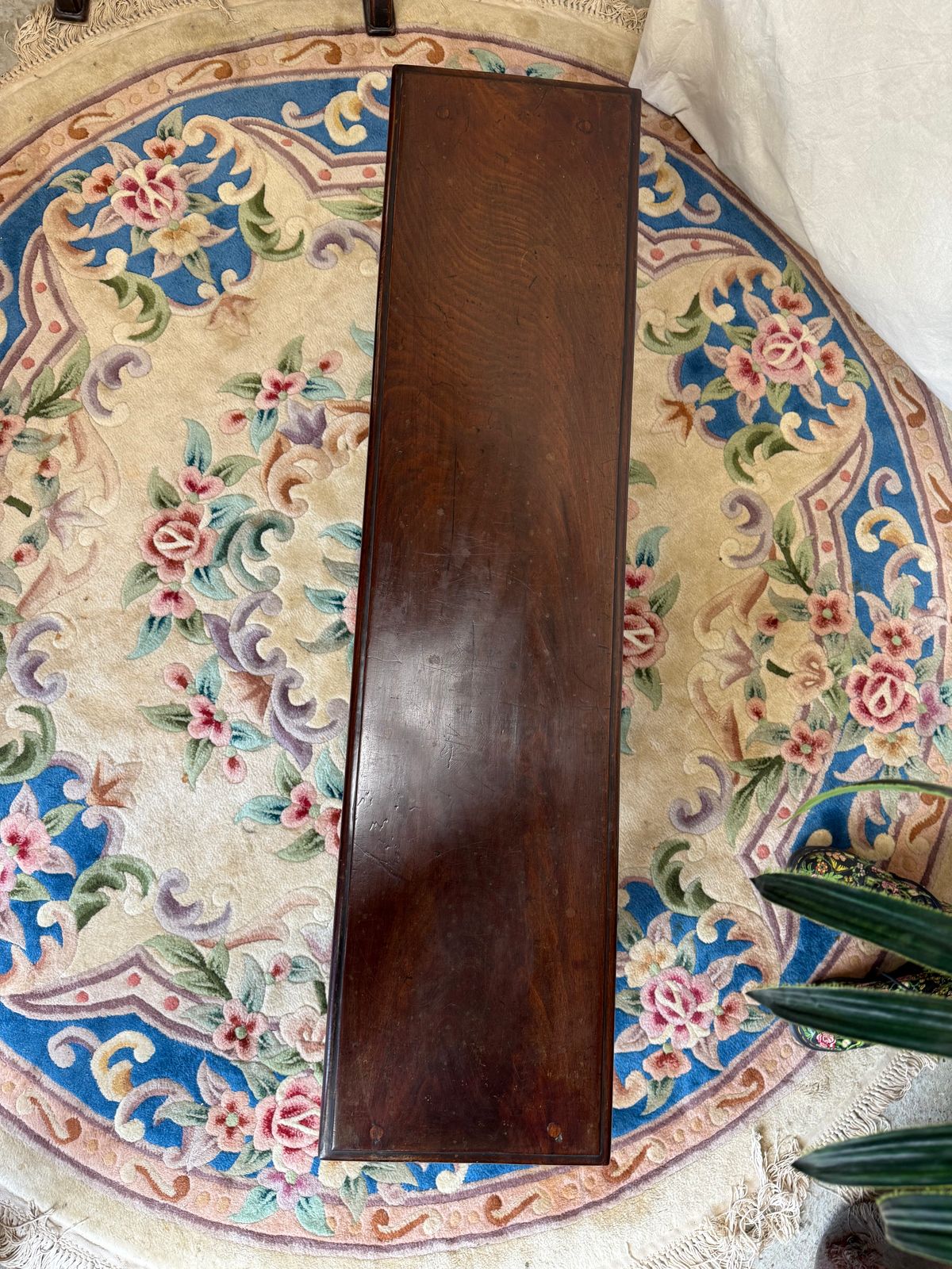 Antique Oak Window Seat Bench Alton Abbey Traditional English Bench photo vintage