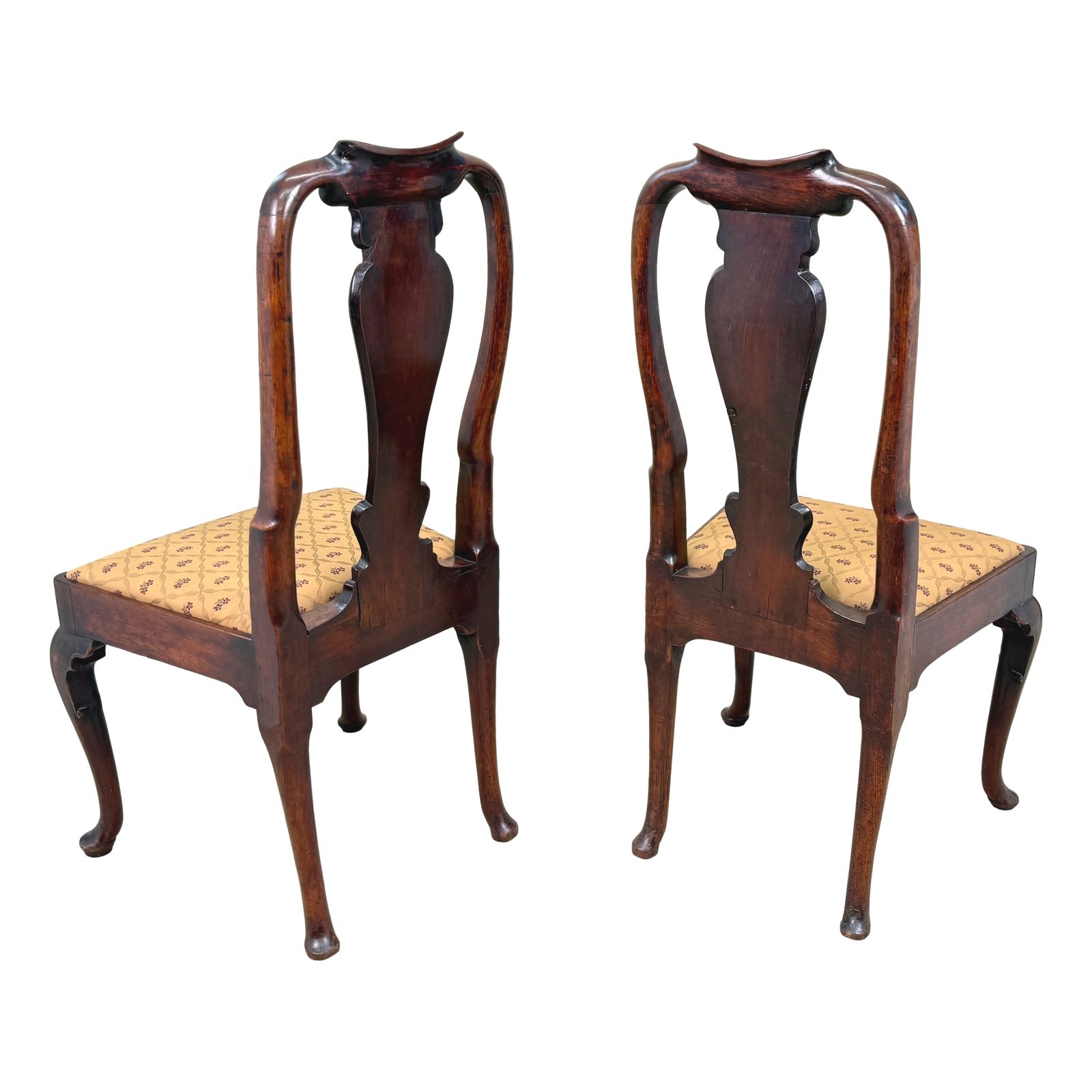 Early 18th Century Queen Anne Set Of Six Walnut Dining Chairs (England, Circa 1710) photo Furniture
