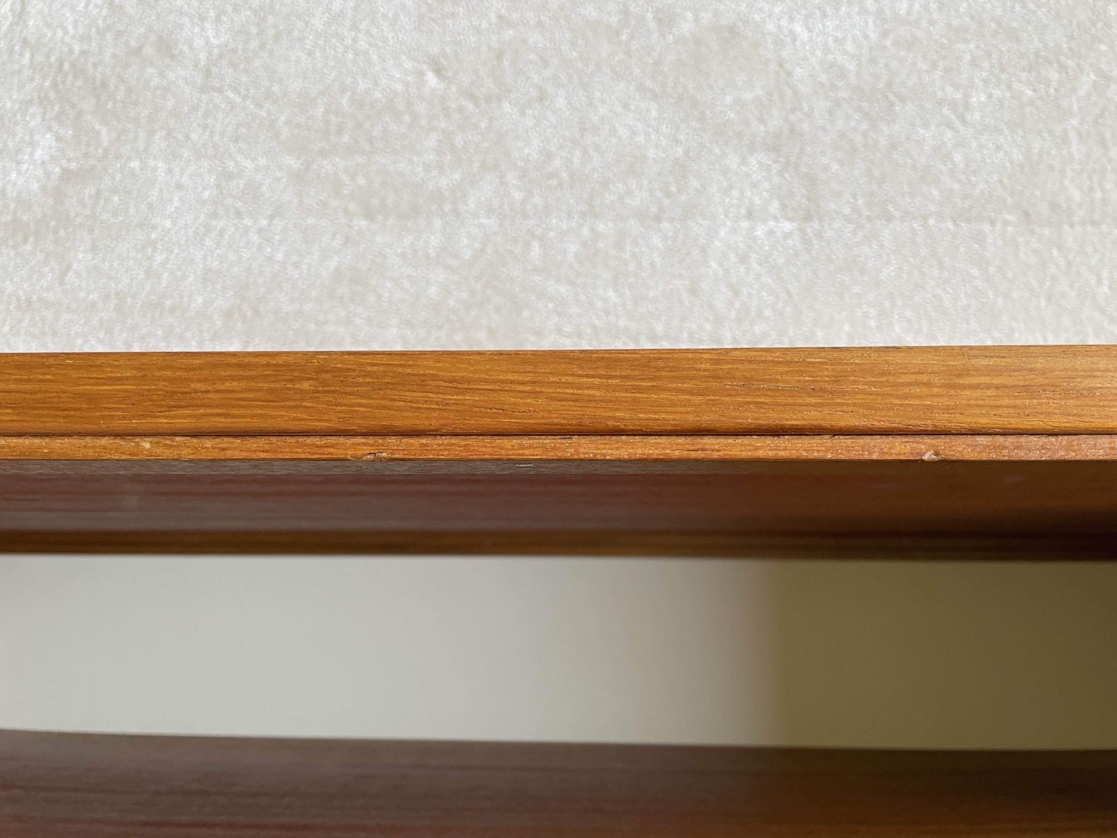 115.0 Mid Century Teak Beaver & Tapley 33 Floating Drawer/Shelf With Mounting Bracket photo