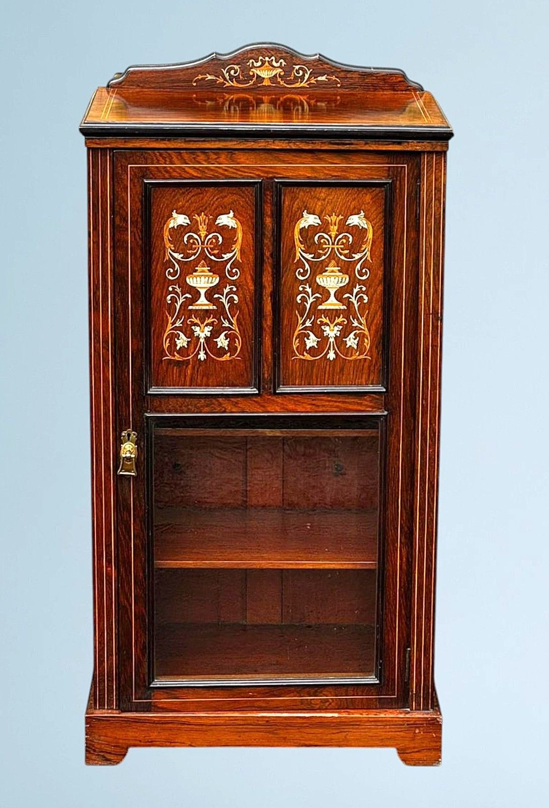 Edwardian Inlaid Rosewood Cabinet photo furniture