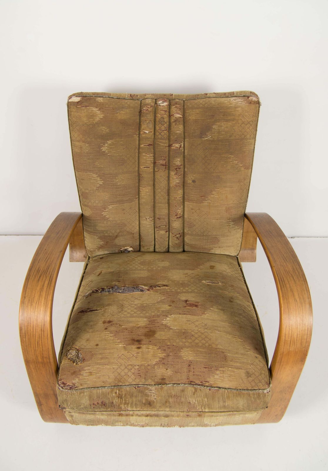 Meubels Tank fauteuil van Miroslav Navrátil, gelamineerd gebogen hout, jaren 1930 photo