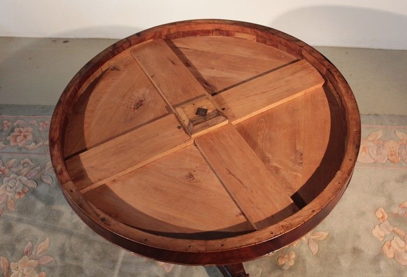 photo furniture Restoration Pedestal Mahogany 19th