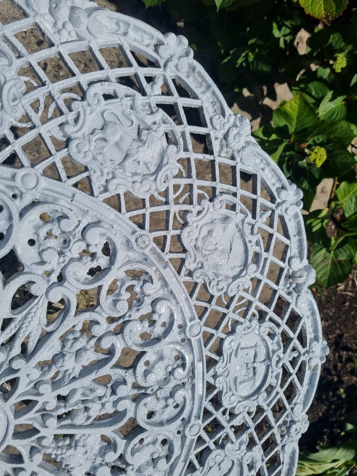 Victorian Cast Iron Zodiac Table By Falkirk Iron Works C. 1880 photo buy
