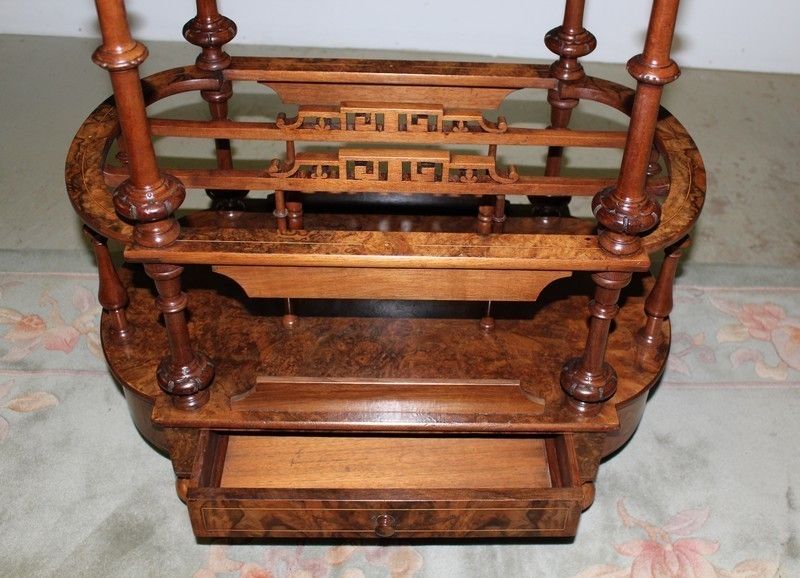 Georgian English Walnut Music Cabinet photo Furniture