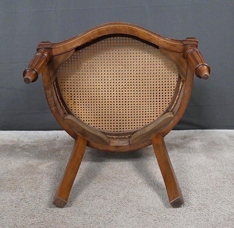 photo buy Walnut Office Chair, Louis Philippe Period – First Half Of The 19th Century