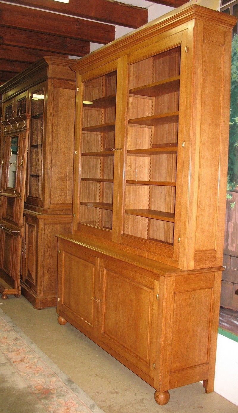 Two Body Library In 20th Century Oak photo furniture