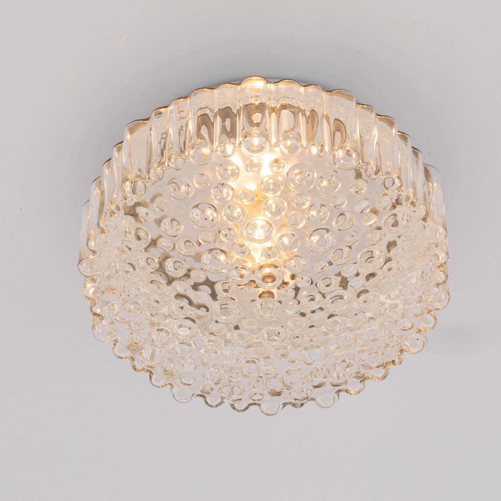 Staff Leuchten Bubble Glass Flush Mount | Mid Century Modern Ceiling Light Vintage | Atomic Age | Lamp Helena Tynell | Retro 1960s Germany photo buy