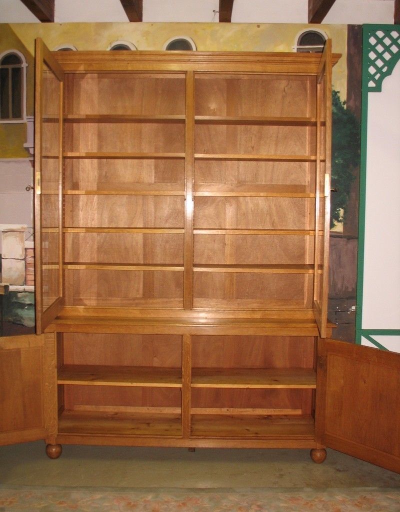 Two Body Library In 20th Century Oak photo 4628.82