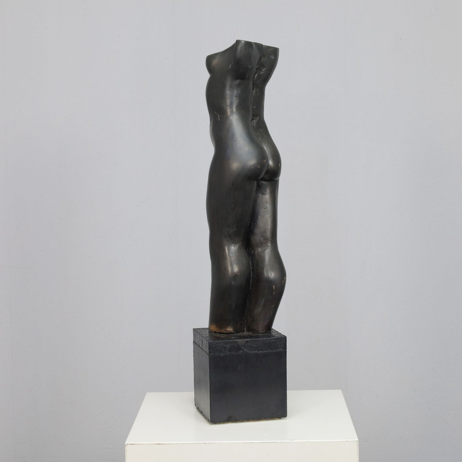 Bronze Standing Female Torso Sculpture By Francine Govers, 1990s photo 1950.0