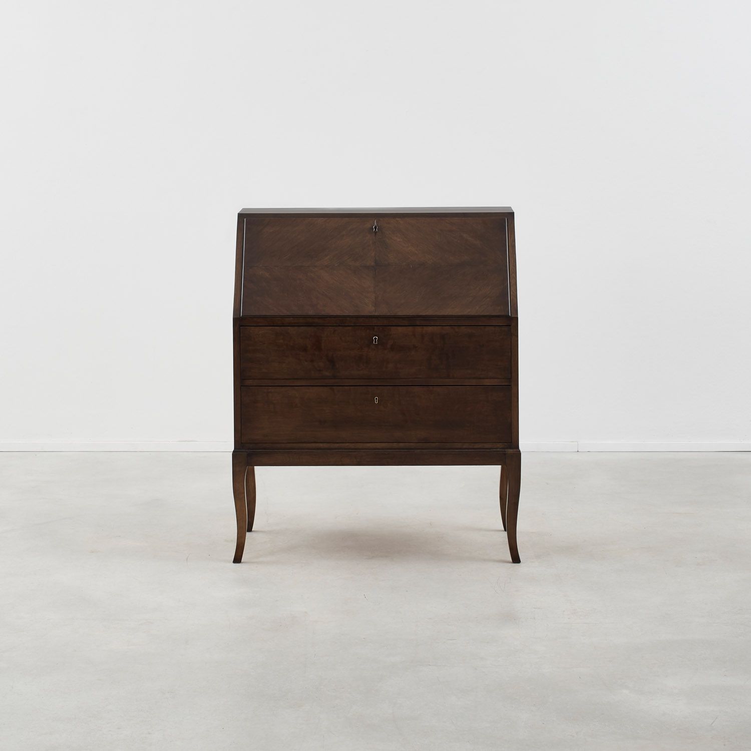 Art Deco Bureau In Painted Birch Sweden, 1930s photo for sale
