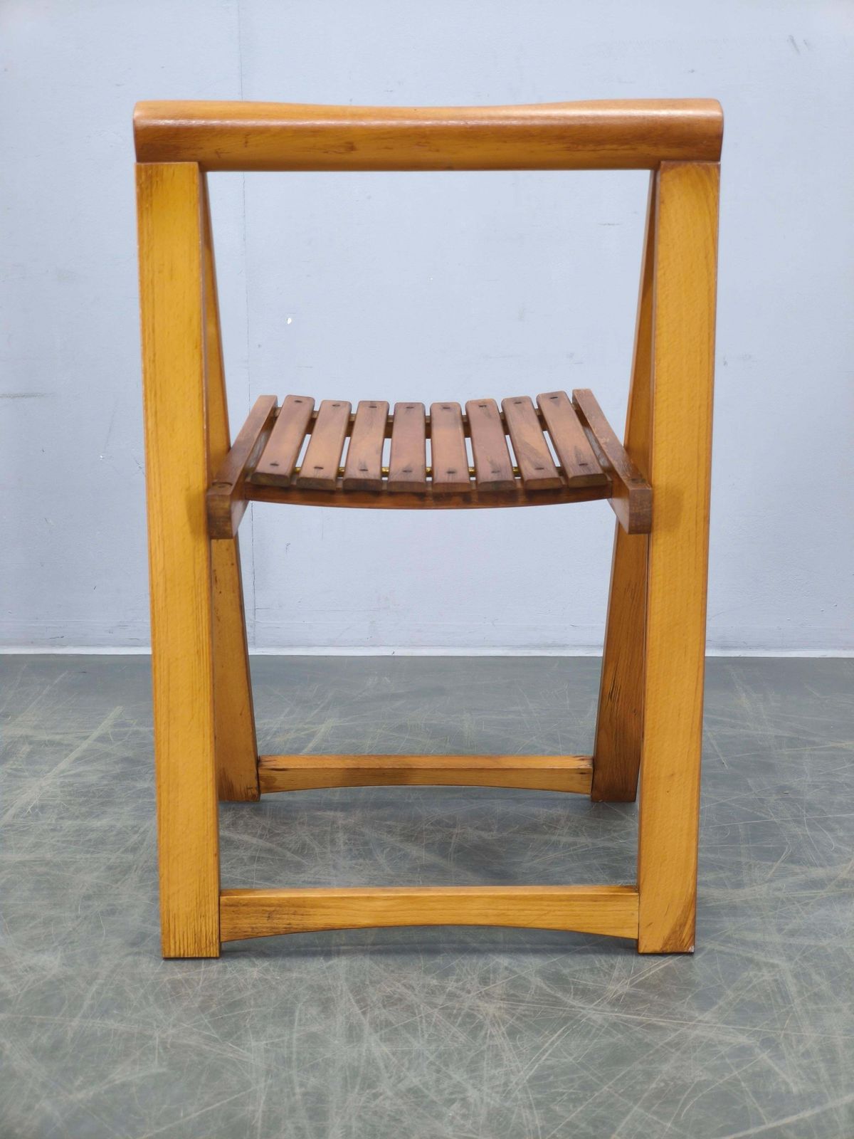 Trieste Folding Chair By Aldo Jacober For Alberto Bazzani, 1960s photo 240.0