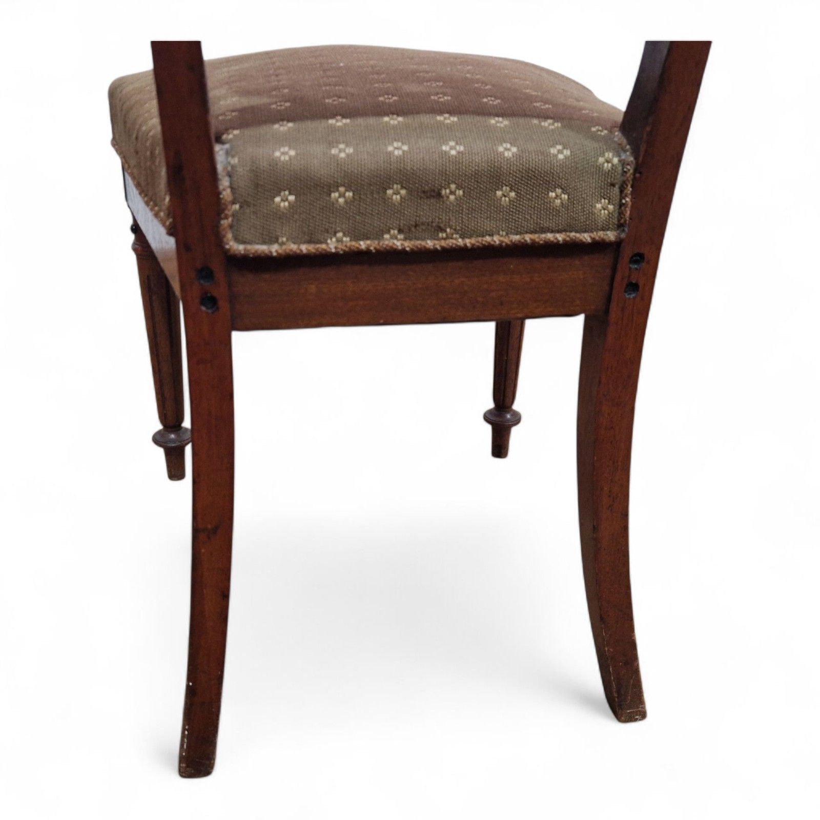 Furniture Victorian Aesthetic Movement Mahogany Hall Chair Bedroom Occasional Chair photo