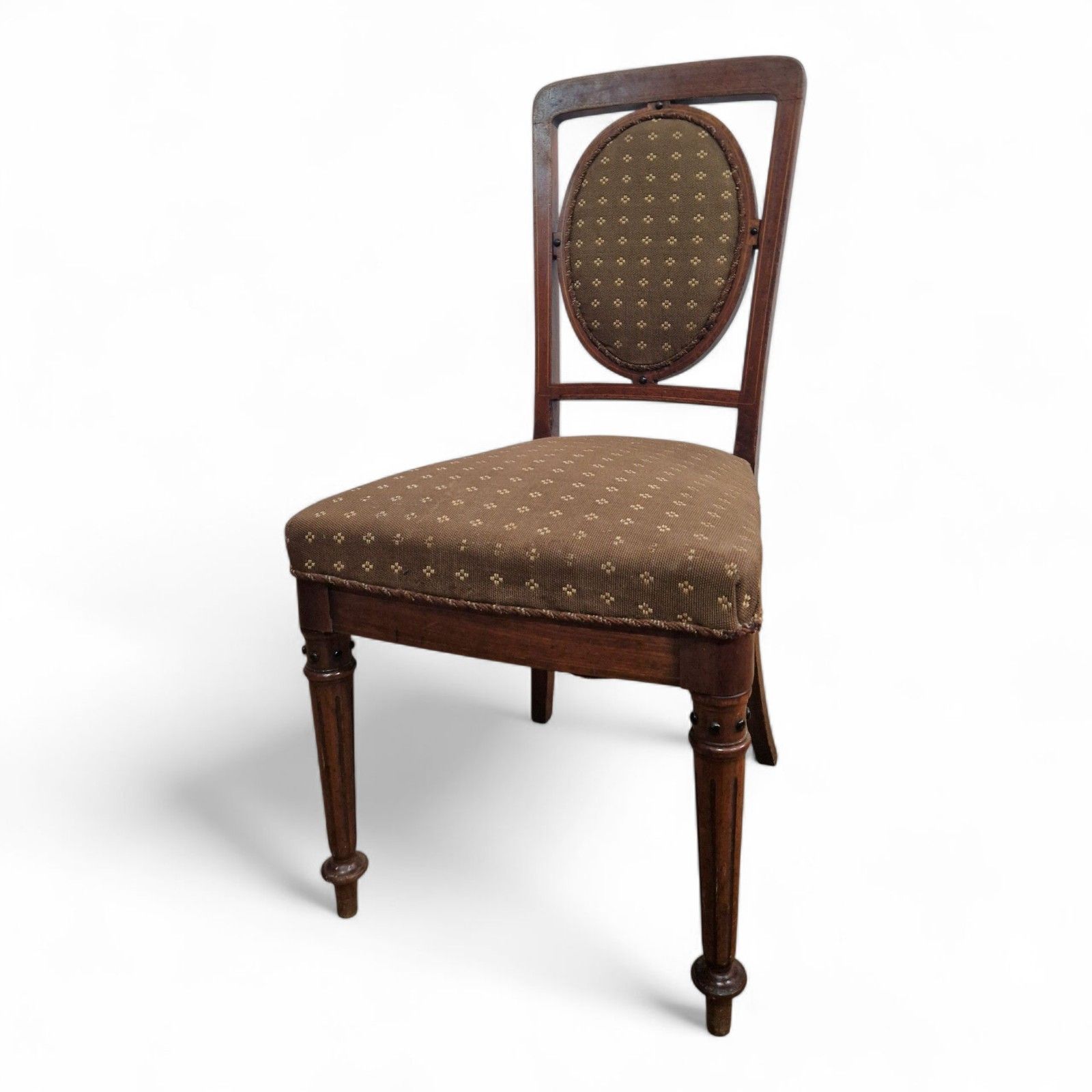 photo buy Victorian Aesthetic Movement Mahogany Hall Chair Bedroom Occasional Chair