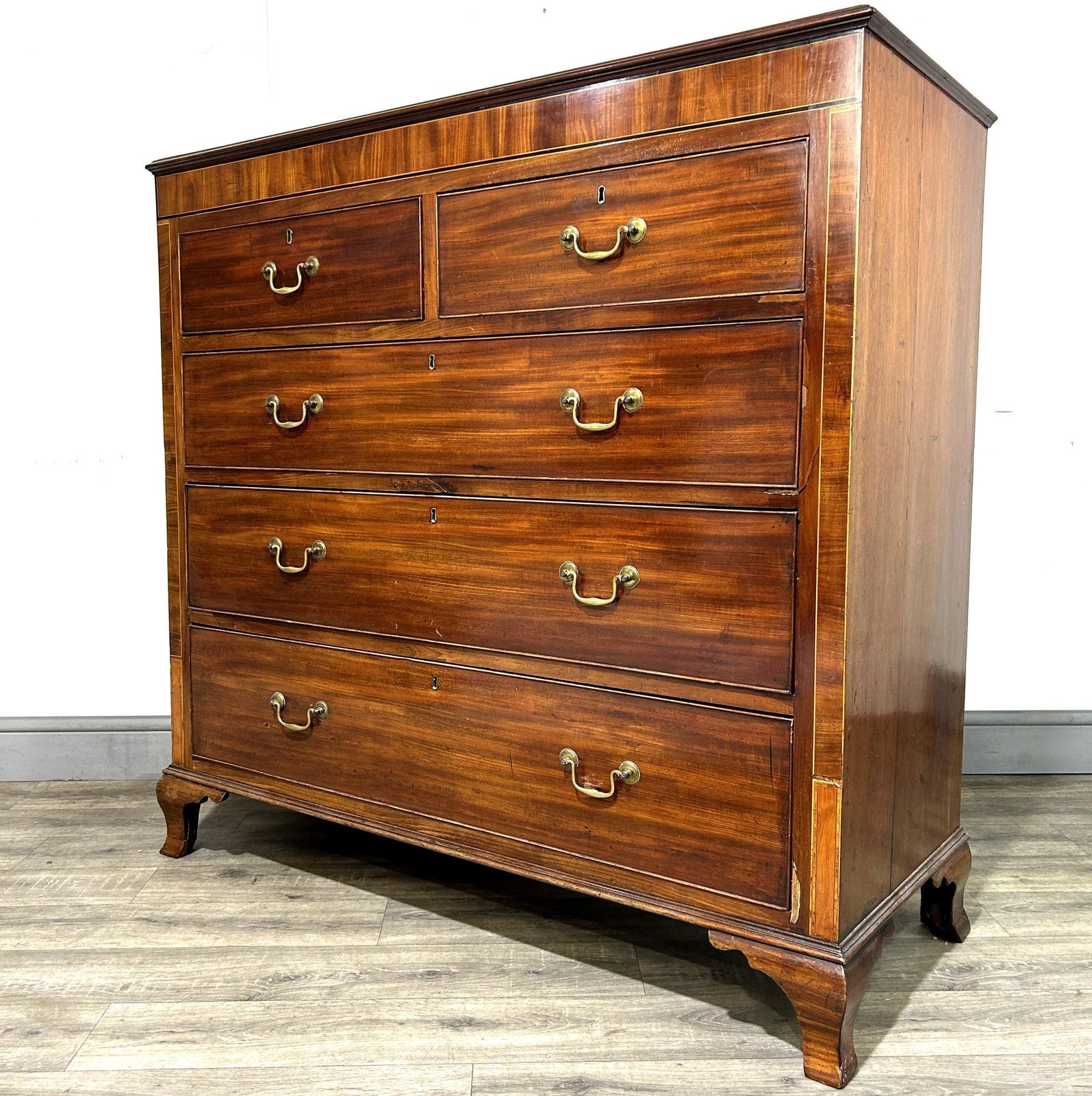 Huge Antique Georgian Mahogany Chest Of Drawers C1800. photo furniture