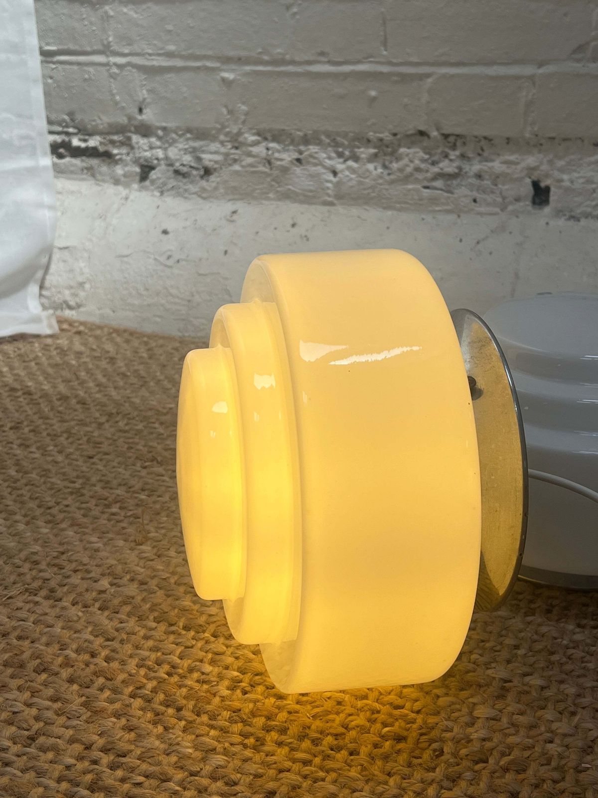 Pair Of 50s Flush Ceiling Lights. photo furniture