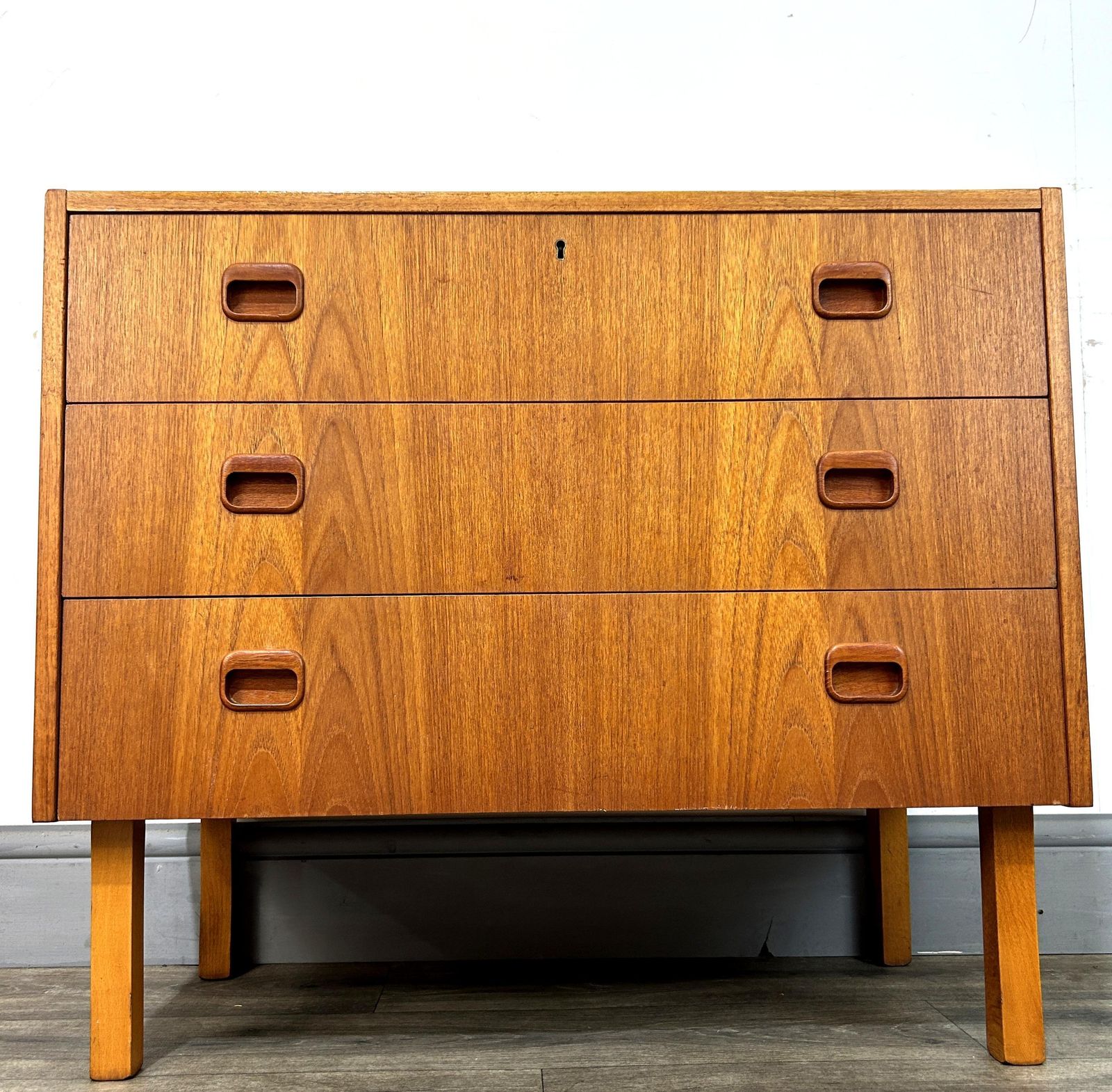 Rare Mid Century Teak Chest Of Drawers Egon Ostergaard 1960's Sweden.