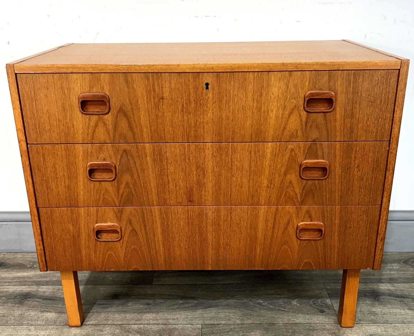Rare Mid Century Teak Chest Of Drawers Egon Ostergaard 1960's Sweden. photo for sale