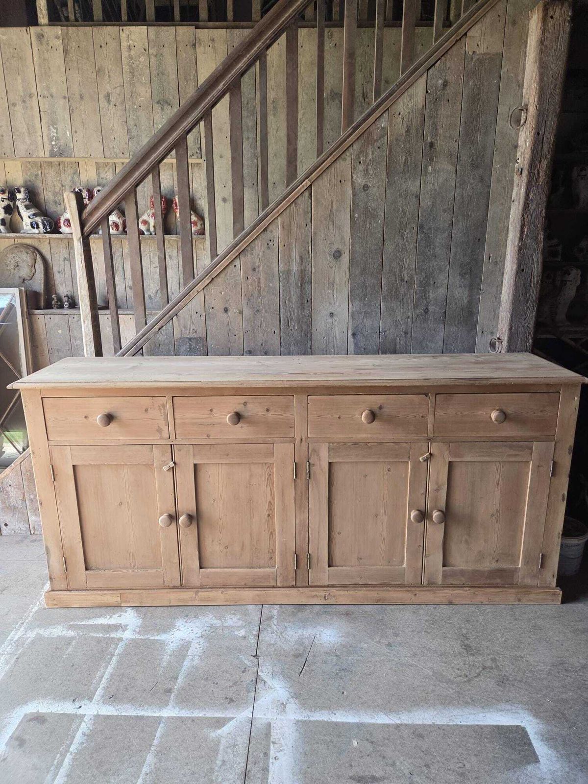 Vintage Edwardian Dresser With Drawers And Storage Space.