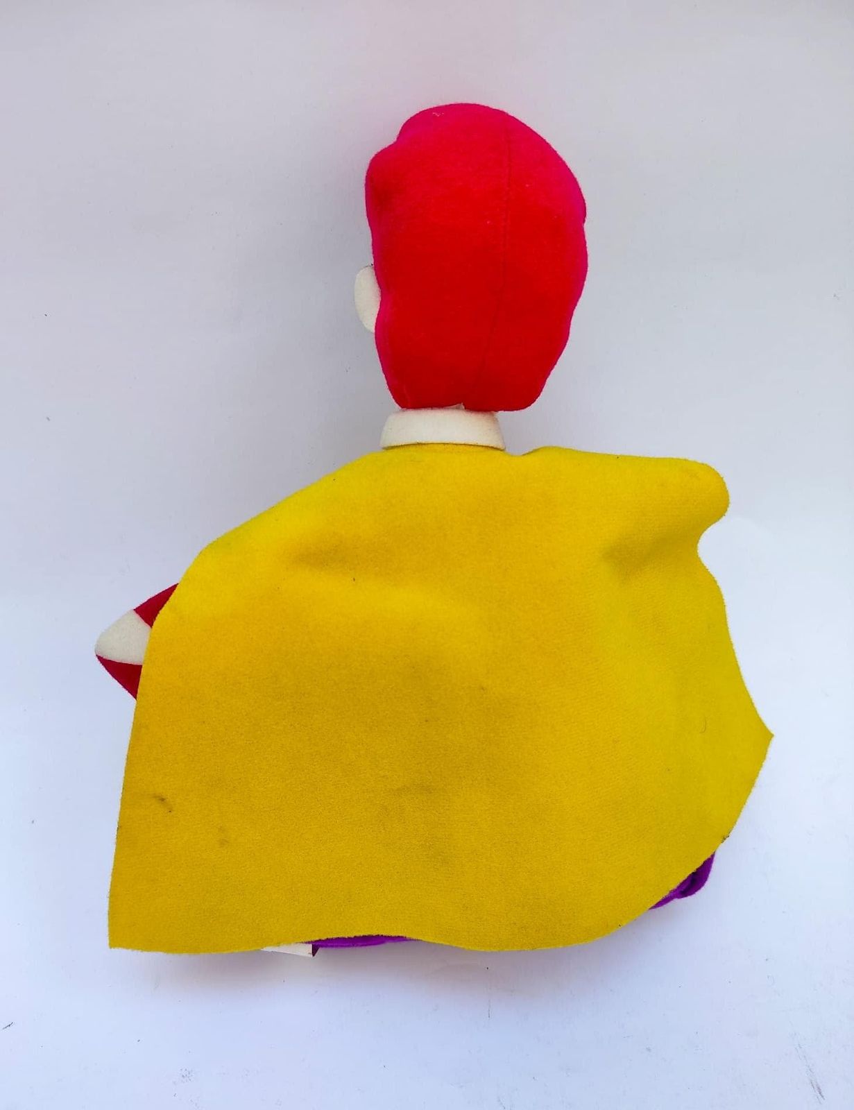 Ronald McDonald pluche tafelklok Happy Meal 2002 Vintage photo Woonaccessoires