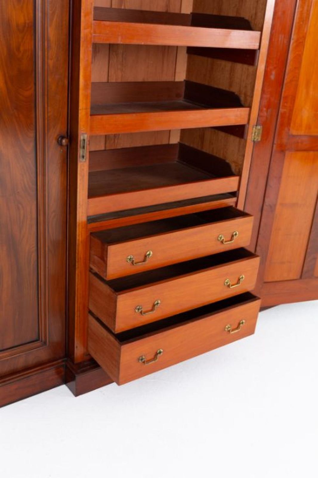 Victorian Gentlemans Wardrobe Mahogany Closet Period Antique 1860. photo buy