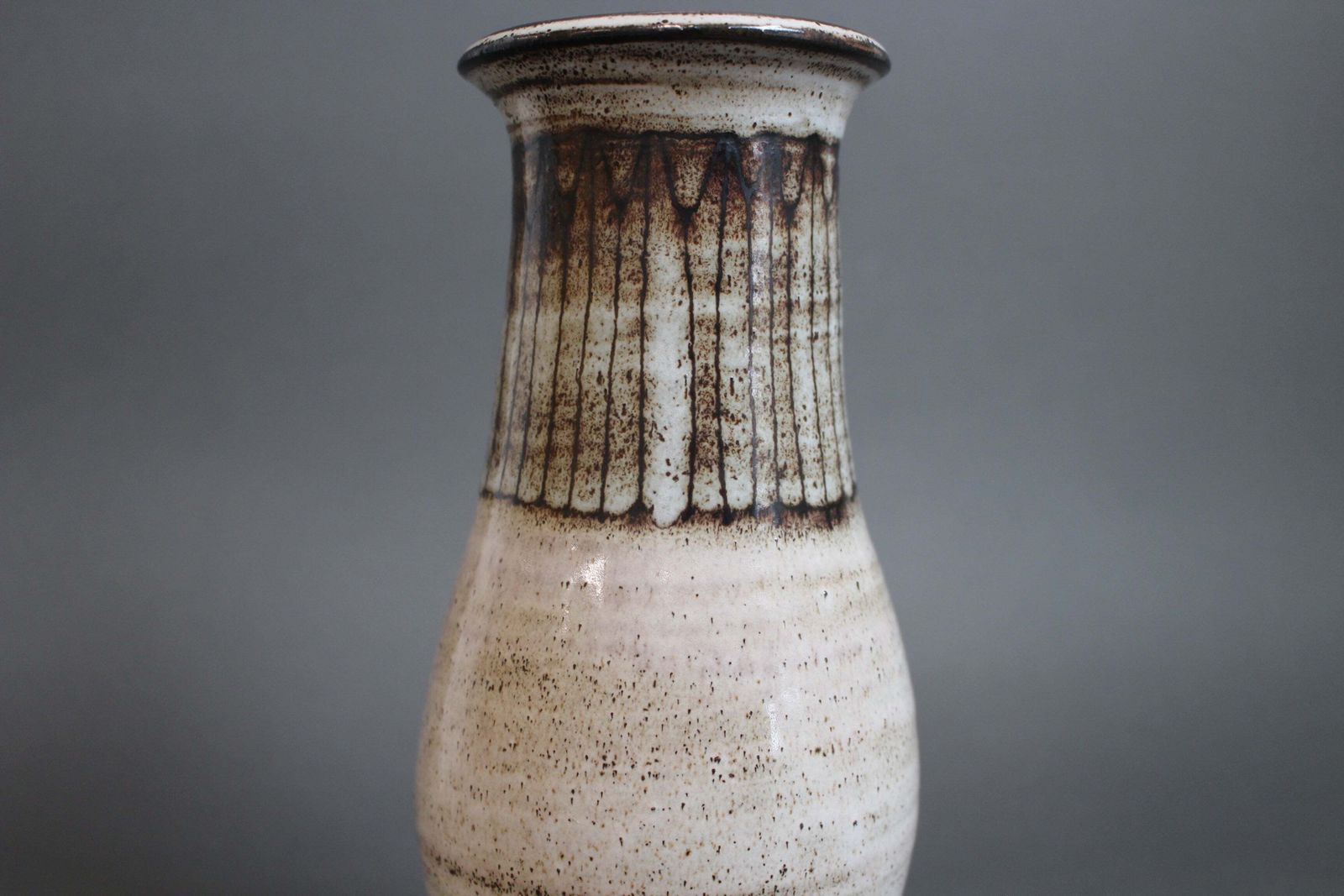 photo for sale Mid Century French Ceramic Vase By Jacques Pouchain   Atelier Dieulefit (Circa 1960s)