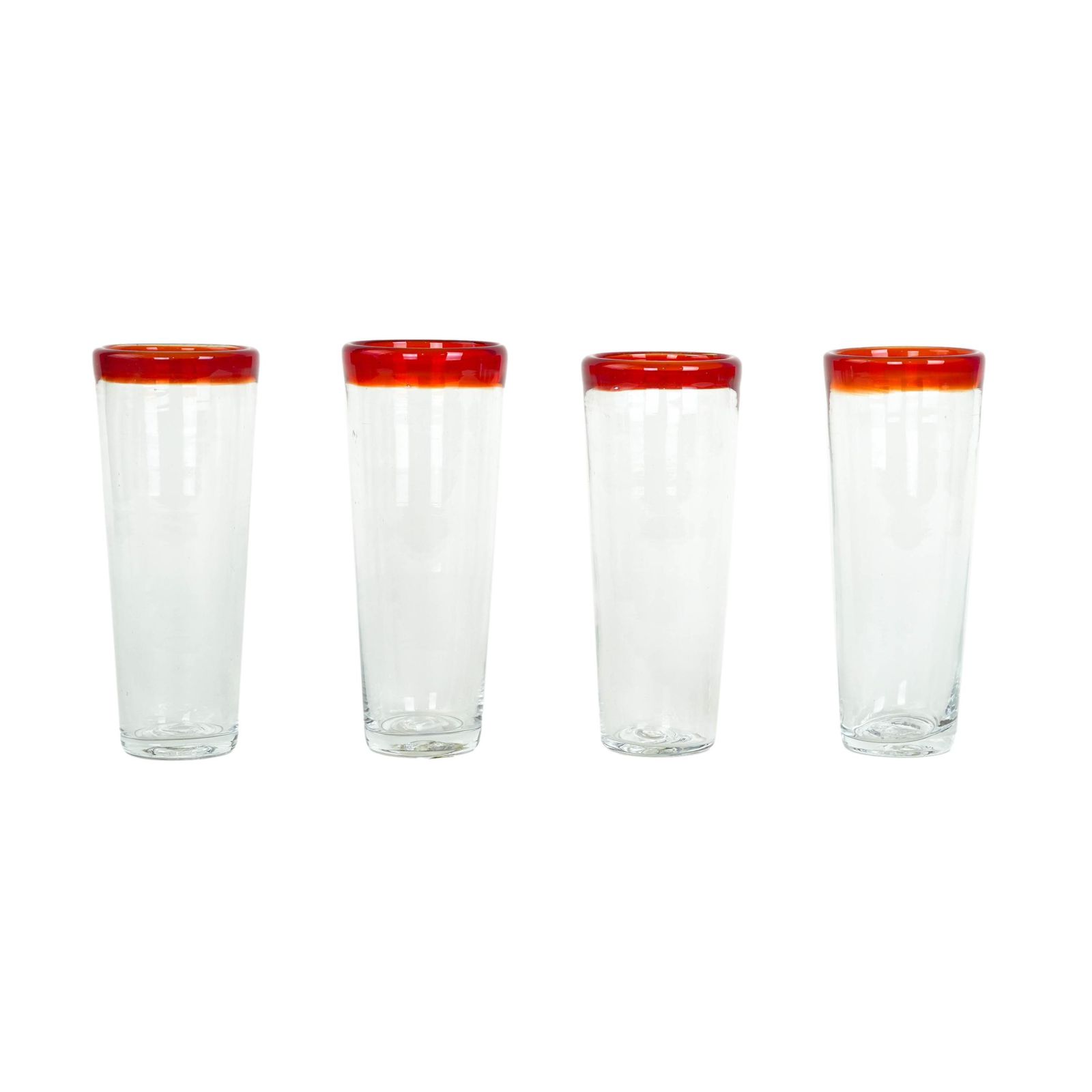 Set van vier glazen, Italiaans design, jaren 1970, Made In Italy