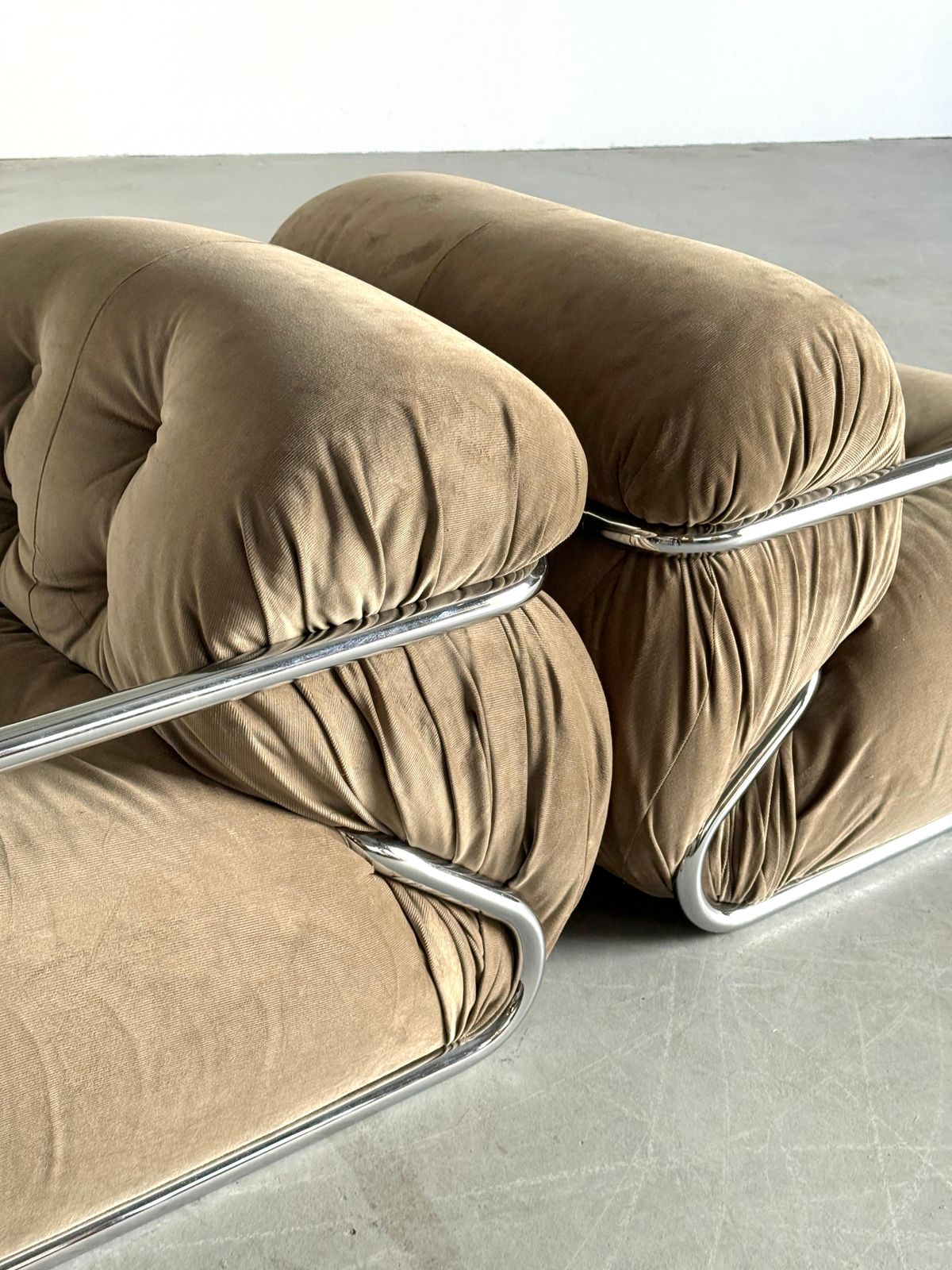 Furniture Vintage Italian Armchairs By Mario Sabot photo