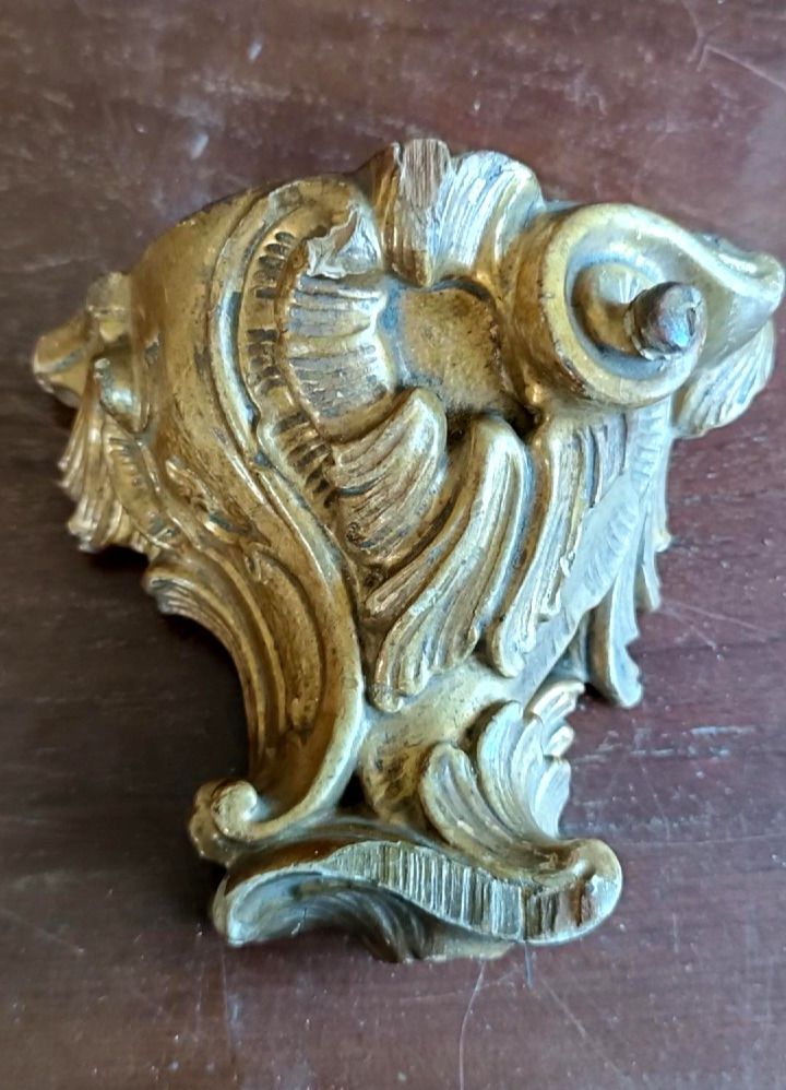Antique Gold Wooden Frieze Shelf Shelf photo for sale