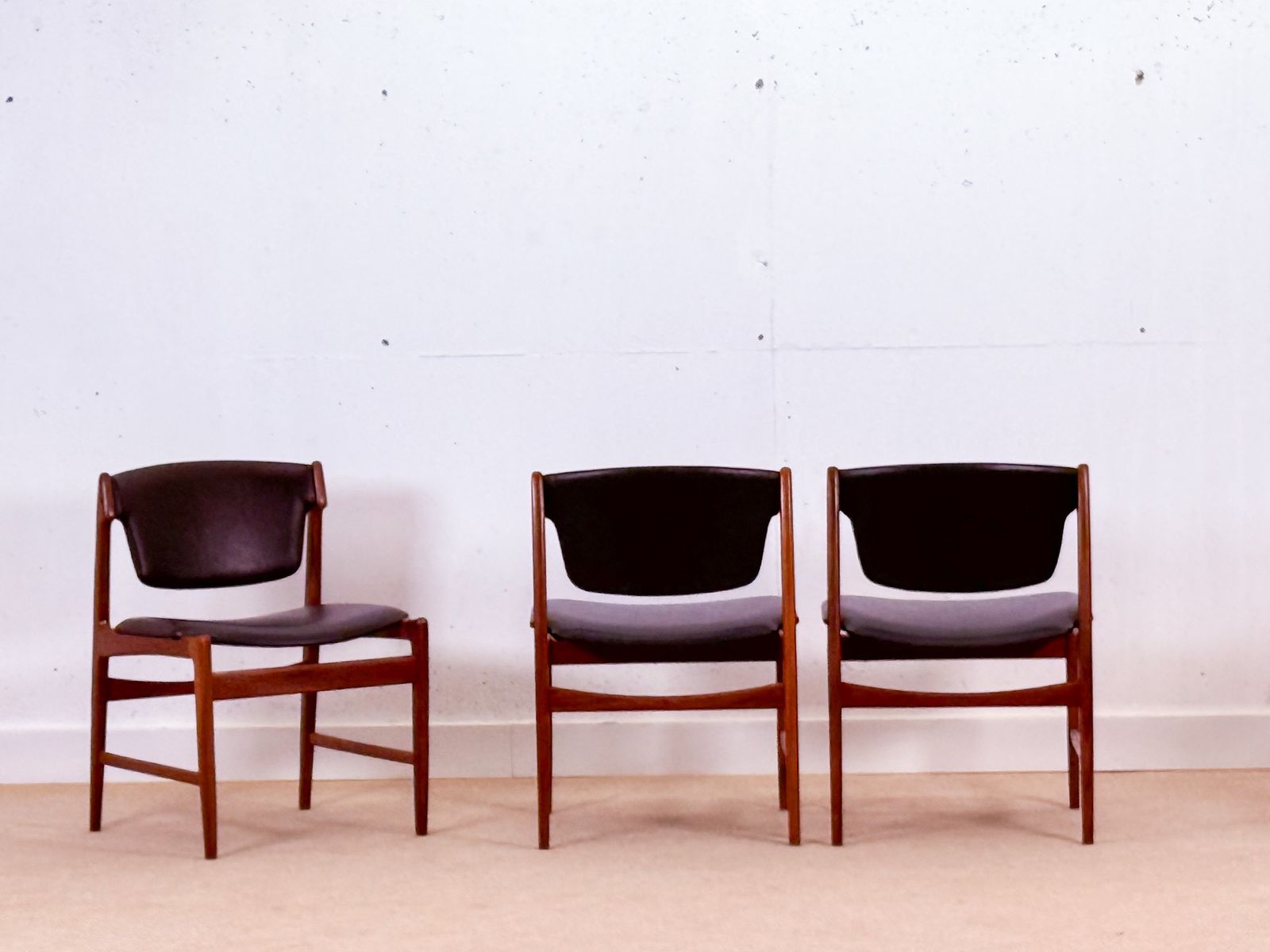 photo furniture Set Of Four Danish Mid Century Teak Dining Chairs By Kofod Larsen For G Plan