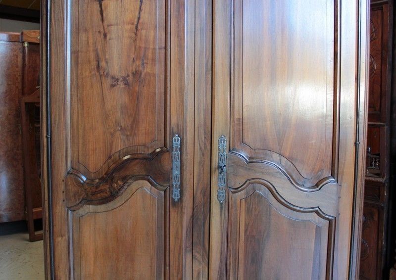 Louis XV Walnut Cabinet 18th photo for sale