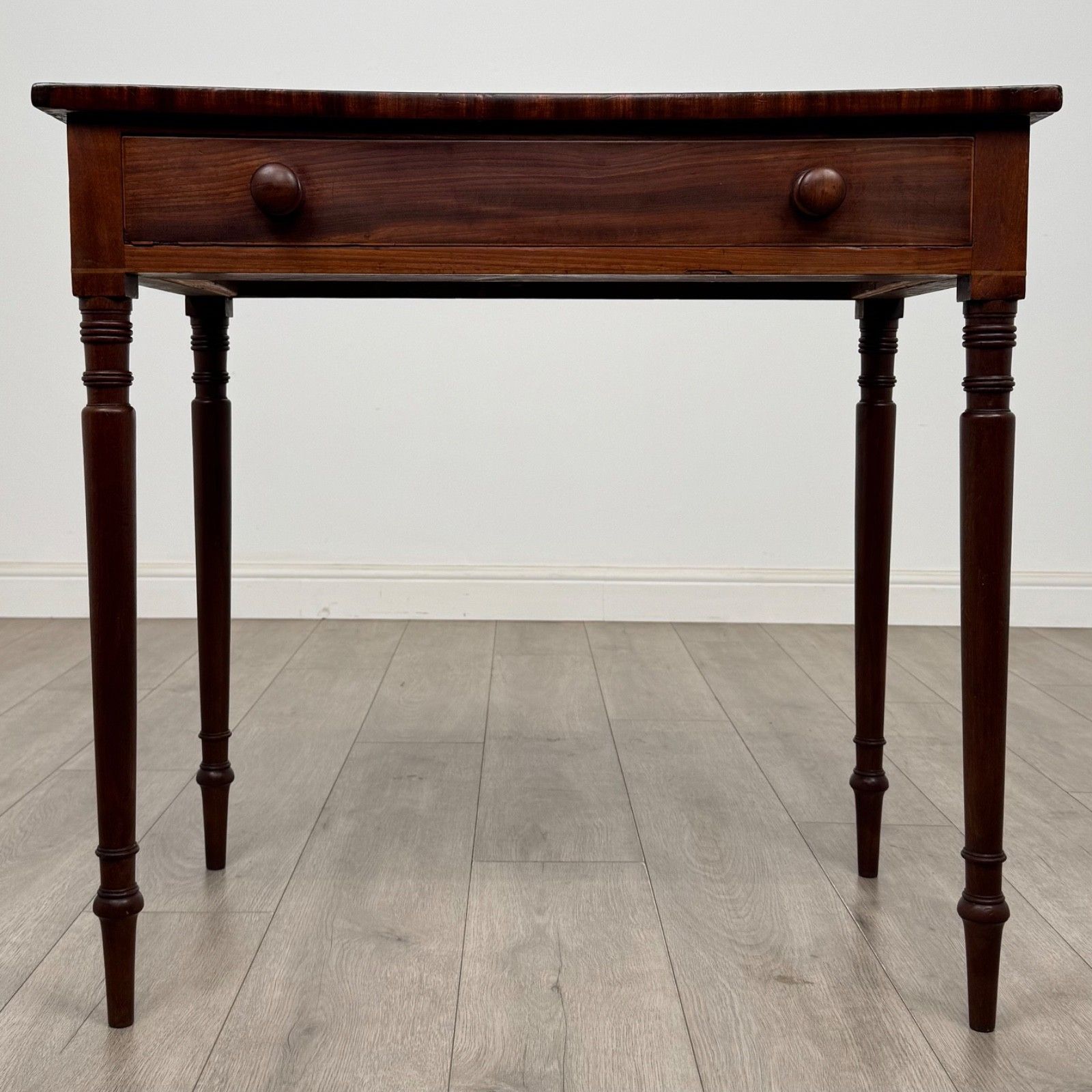 Antique 18th Century Georgian Writing Table In Mahogany ( Af 5655 )