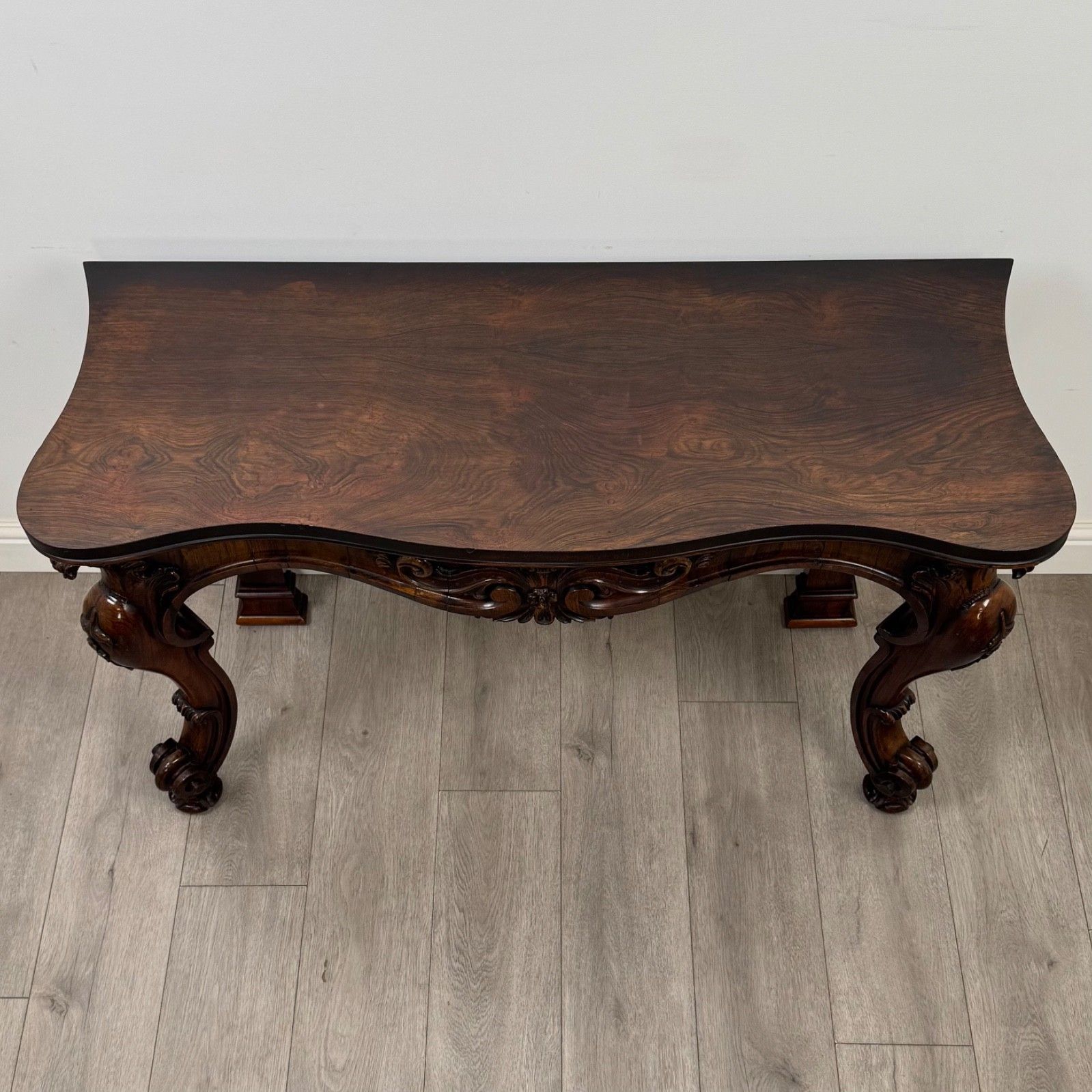 photo furniture Antique 19th Century Victorian Side Table In Rosewood ( Af 5773 )
