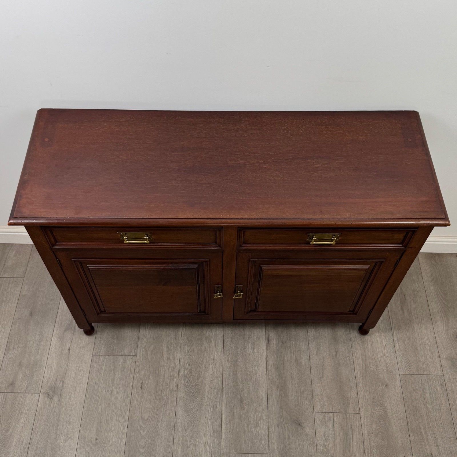 photo for sale Antique 20th Century Edwardian Sideboard In Mahogany ( Af 5796 )