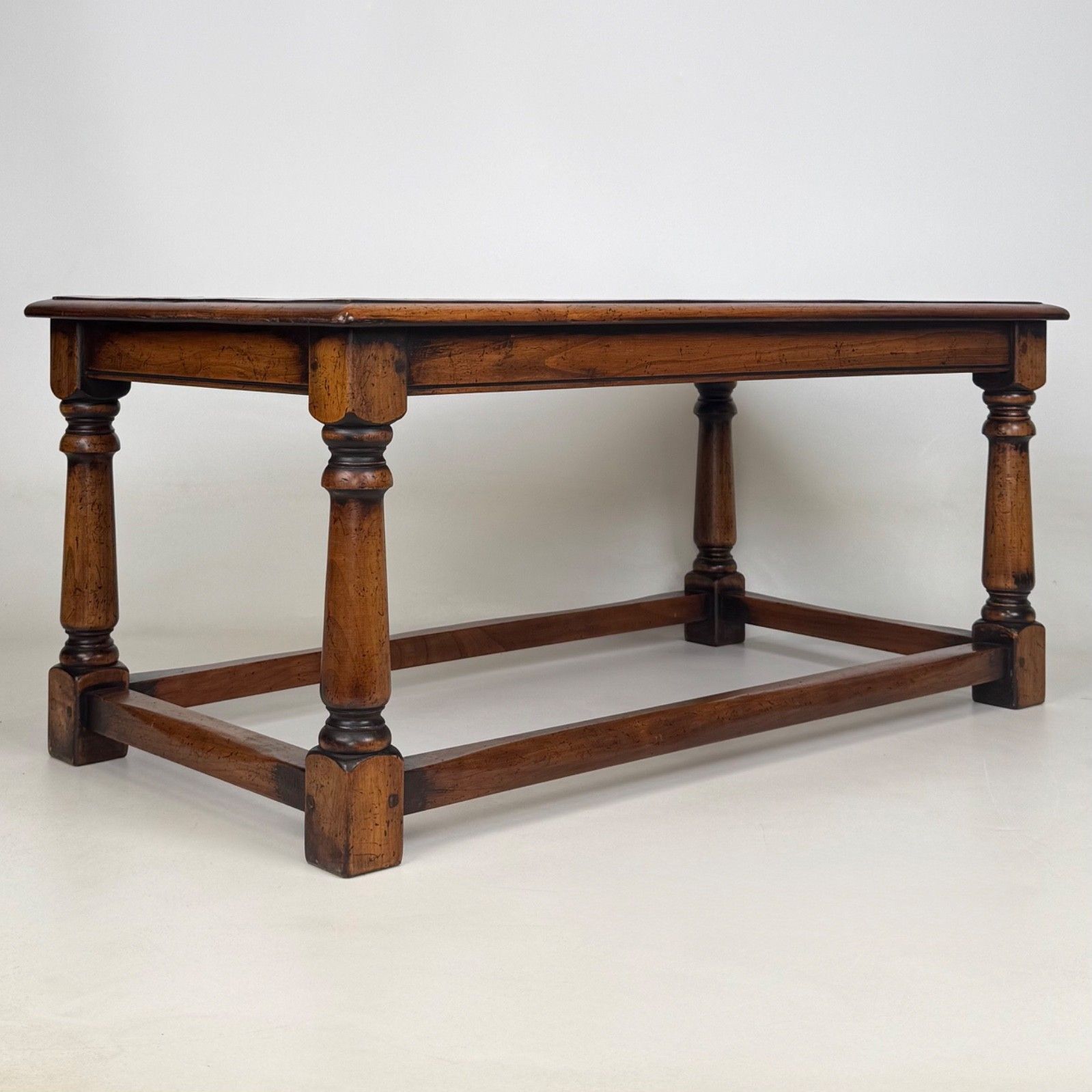 Antique 20th Century Good Quality Coffee Table In Elm ( Af 5793 ) photo Furniture