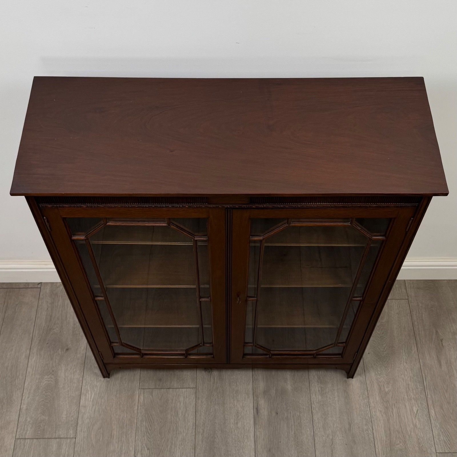 photo for sale Antique 20th Century Display Cabinet By Warring & Gillows Ltd ( Af 5802 )