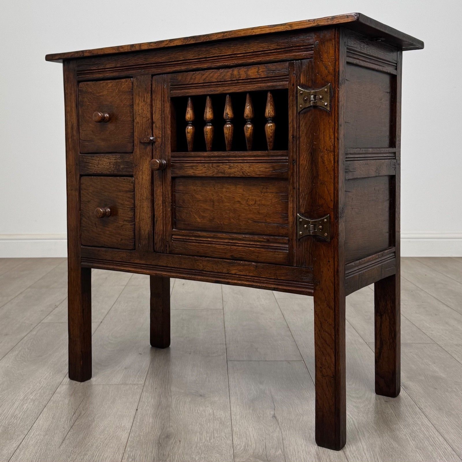 Antique 20th Century Small Good Quality Cupboard In Oak ( Af 5758 ) photo furniture