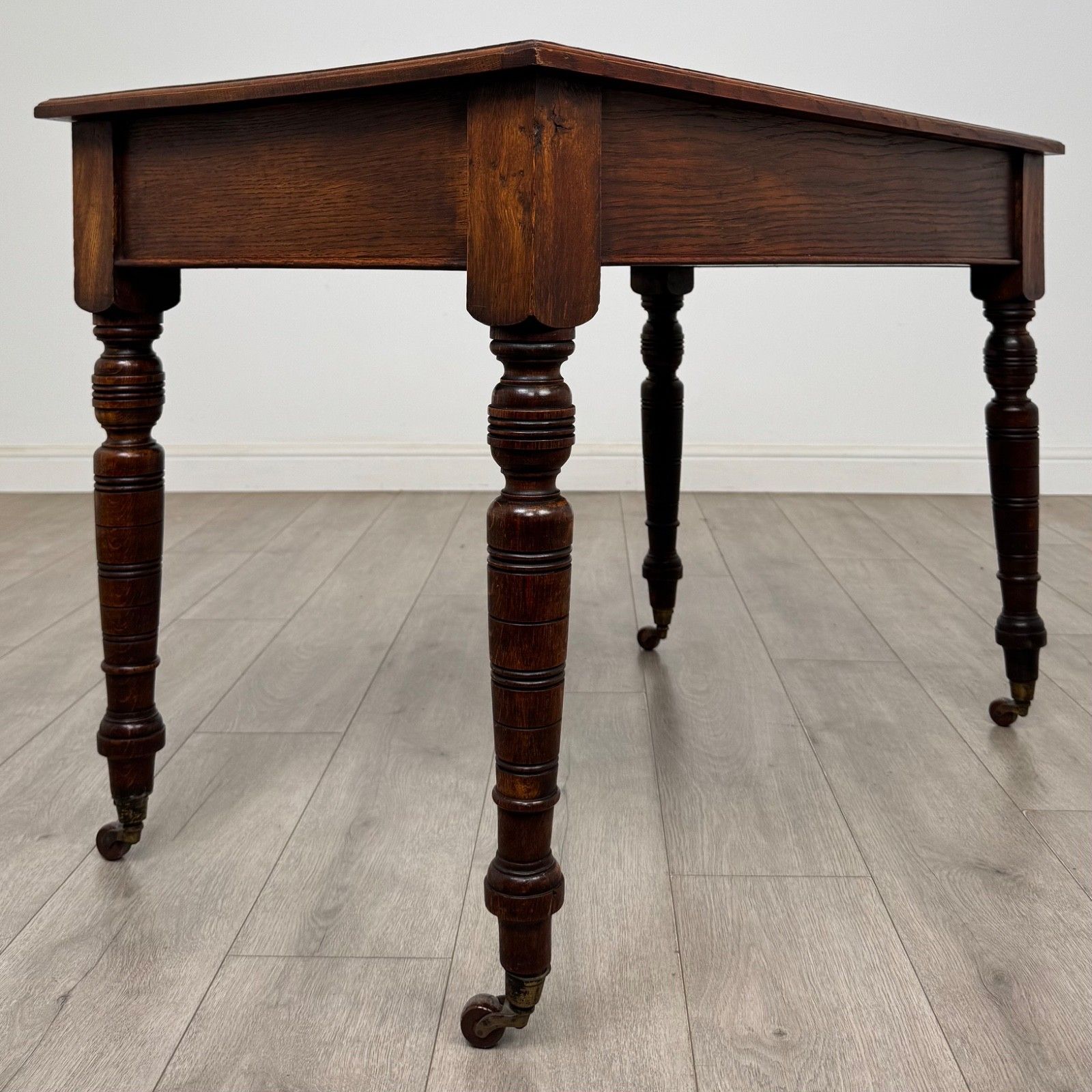 Antique 20th Century Edwardian Writing Table In Oak ( Af 5805 ) photo Furniture